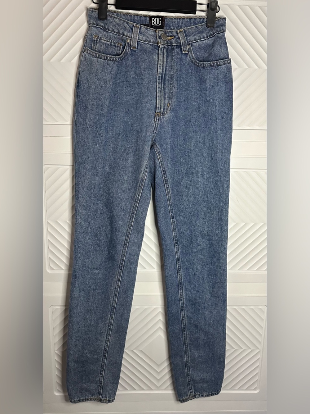 BDG Medium Blue Slim Straight Jeans